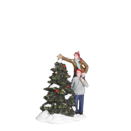Luville Dave & Britt decorating the tree - l7xb5xh9cm