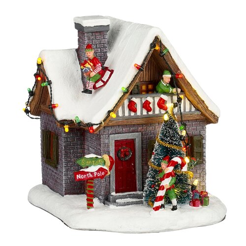 Luville Elf house battery operated - l17,5xb15xh17cm