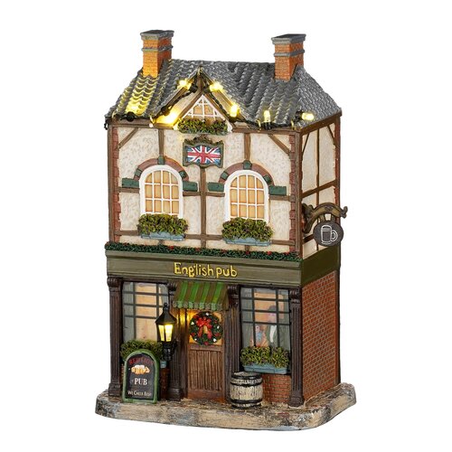 Luville English pub battery operated - l13xb9xh19,5cm