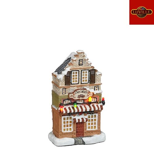 LuVille Facade chocolate battery operated - l7,5xb4,5xh12,5cm