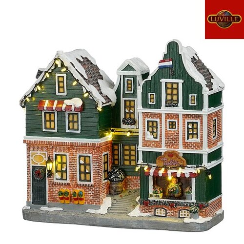 LuVille Facade street Zaandam battery operated - l26,5xb10xh25cm