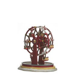 Luville Fair ground ferris wheel red battery operated - l19xw17xh21cm