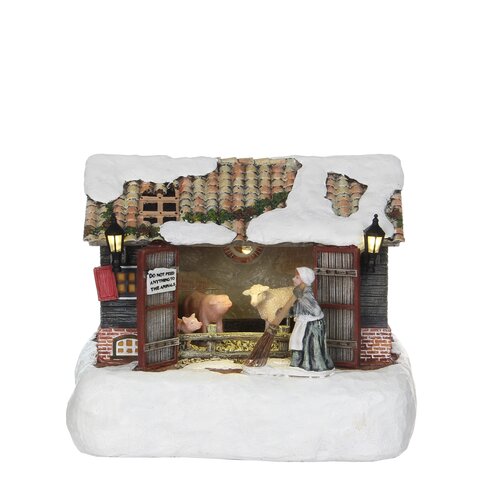 Luville Farm shed battery operated - l18xw13,5xh14cm