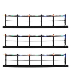 Luville Fence multicolour 3 pieces battery operated - l20xh4cm