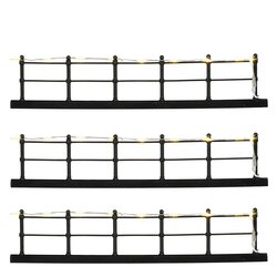 Luville Fence warm white 3 pieces battery operated - l20xh4cm