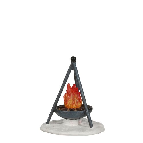Luville Fire tipi battery operated - l7,5xb7,5xh9cm