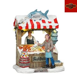 LuVille Fish market battery operated - l9xb7xh11cm