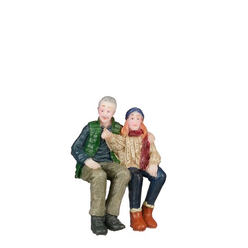 Luville Grandpa and child sitting - l3xb2xh5,5cm