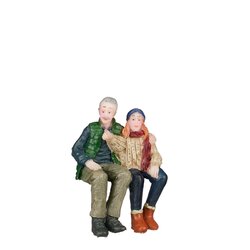 Luville Grandpa and child sitting - l3xb2xh5,5cm