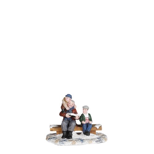 Luville Grandpa telling a story - l7,5xb4,5xh6cm