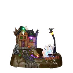 Luville Halloween house with ghosts battery operated - l20xb14xh15cm