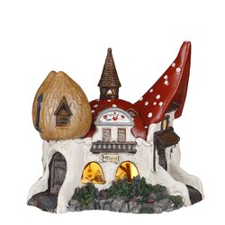 Efteling Het grote Kaboutershuis werkt op batterijen - l19xb16xh17cm