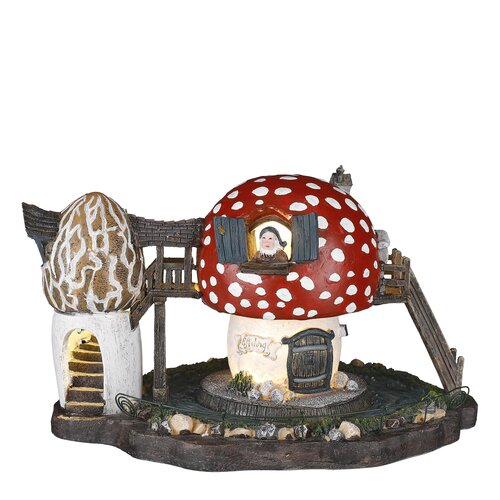 Efteling Kabouterhuis werkt op batterijen - l29xb19xh18cm