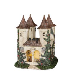 Efteling Kasteel van Doornroosje werkt op batterijen - l17,5xb18,5xh21cm