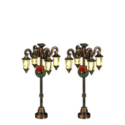 Luville Lantaarn 2 stuks battery operated - l5xb5xh12cm