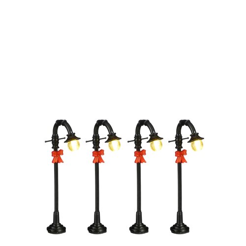 LuVille Lantaarn 4 stuks battery operated - l3,5xb2xh9,5cm
