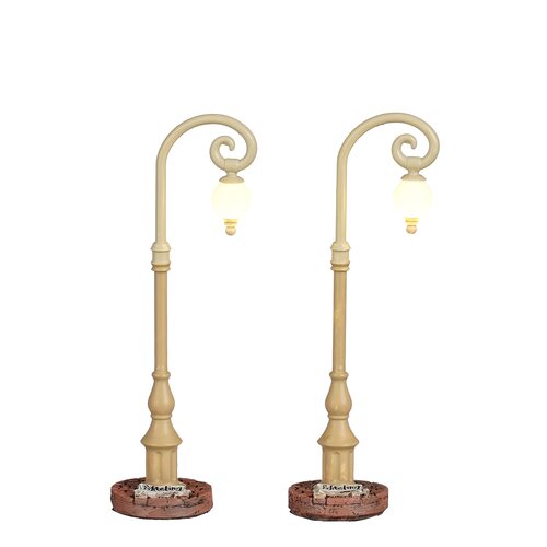 Luville  Lantaarn Reizenrijk 2 stuks - h12xd3cm