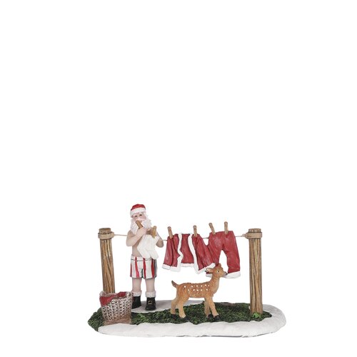 Luville Laundry Santa - l12,5xw8xh7,5cm
