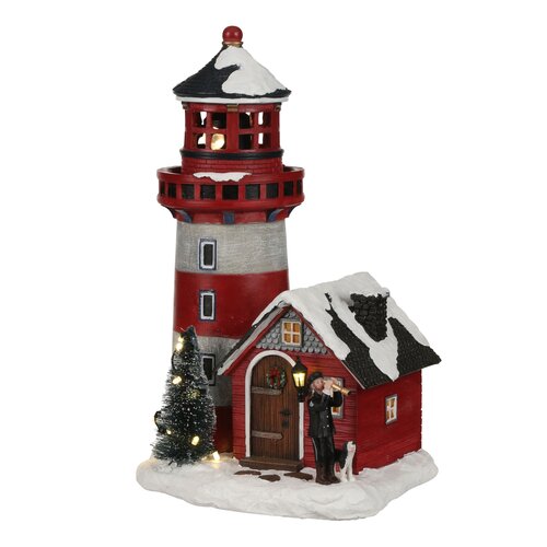 Luville Lighthouse battery operated - l19xb16xh30cm