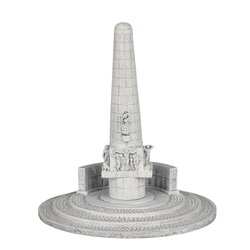 Luville Monument op de dam - h14,5xd13,5cm
