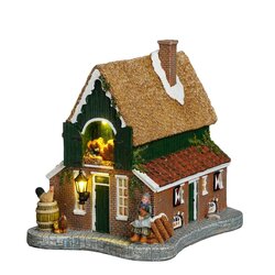 LuVille Old dutch farmhouse battery operated - l18xb13,5xh16,5cm