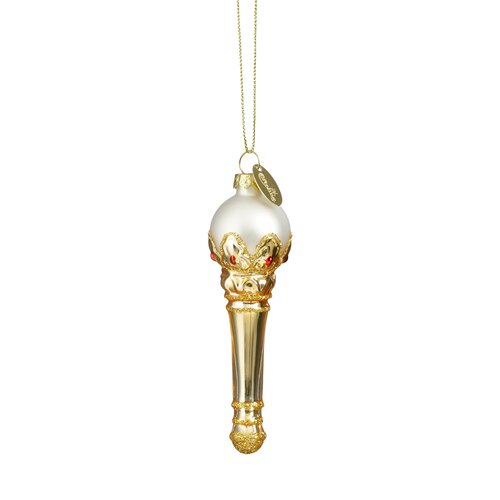 Luville Ornament Twinkeltoorts gold - l3xw3xh11cm - afbeelding 1