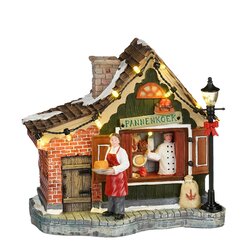 Luville Pannenkoekenhuis werkt op batterijen - l14xb9,5xh13,5cm