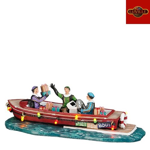LuVille Pieten on sloop battery operated - l19xb7,5xh6cm