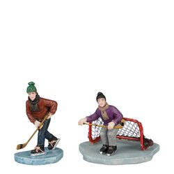 LuVille Playing ice hockey team 2 stuks - l7xb7xh5,5cm