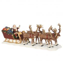 LuVille Santa Reindeer Sledge