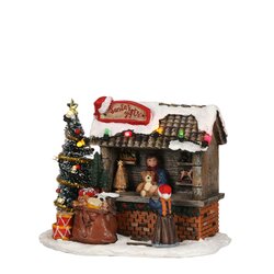 Luville  Santa’s gifts battery operated - l13,5xb8,5xh11cm