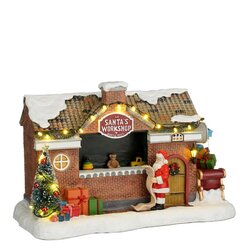 Luville Santa s workshop l32b18h20.5cm bo