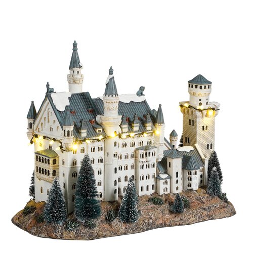Luville Schloss Neuschwanstein battery operated - l32xb17xh25cm