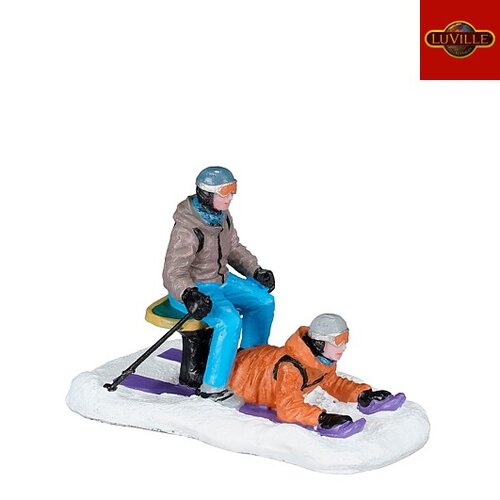 LuVille Snowboarder and skier - l5xw9xh5,5cm