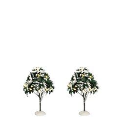 Luville Snowy tree lighted 2 stuks battery operated - h12xd9cm