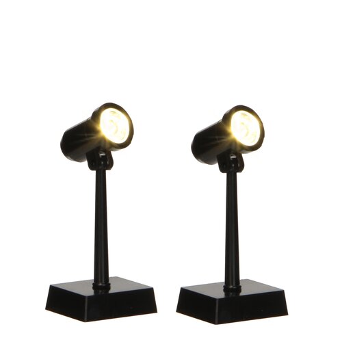 Luville Spot light warm white 2 pieces battery operated - l3xw2xh7cm