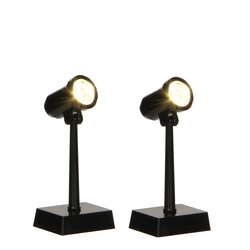 Luville Spot light warm white 2 pieces battery operated - l3xw2xh7cm