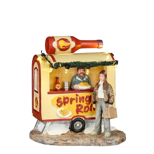 Luville Spring rolls market battery operated - l10xb7,5xh10,5cm