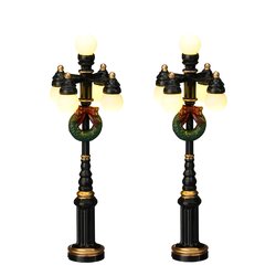 Luville Street lantern 2 pieces battery operated - l3,5xb3,5xh12cm