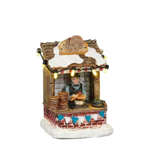 Luville Stroopwafel market battery operated - l7xb6xh10cm - afbeelding 1