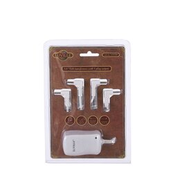 Luville Switch adapter 3 volt with 4 plugs out - l7xw4xh5cm