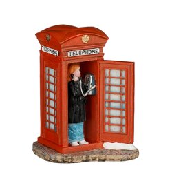 Luville Telephone box - l6,5xb7xh9,5cm