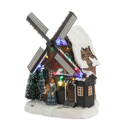 Luville  The mill house battery operated - l15xb11,5xh21cm - afbeelding 1
