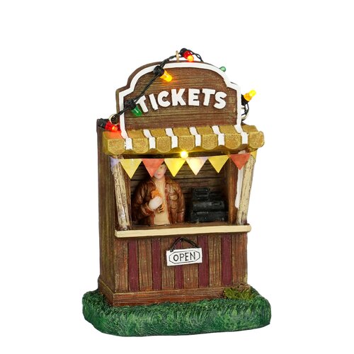 Luville Ticket shop battery operated - l8xb6xh12cm