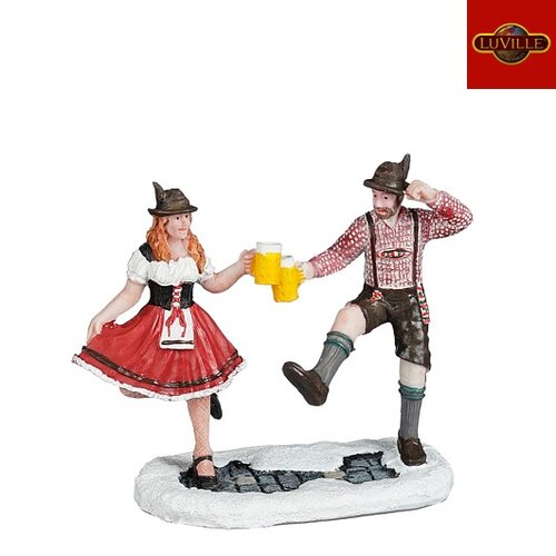 LuVille Toasting man and woman - l9xb4xh7,5cm