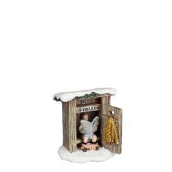 Luville Wooden outdoor toilet - l7xb6xh7,5cm