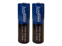 Luxform Solar batterij 2x 14500 li-ion 3.7v