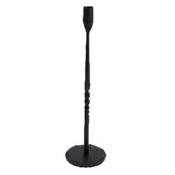 PTMD Marie Black alu simpel candle holder L