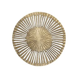 PTMD Marjun Gold casted alu wall panel open round S - afbeelding 1