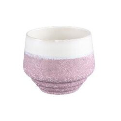 PTMD Mascy Pink ombre ceramic pot round M